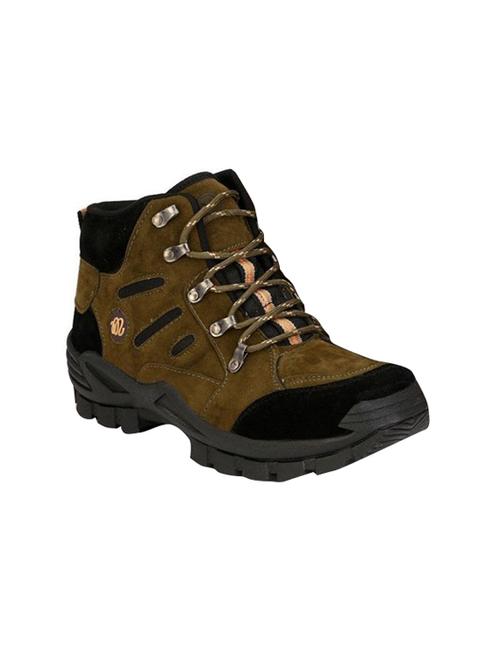blue synthetic lace up boots - 17425687 - Standard Image - 1