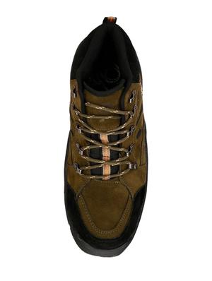 blue synthetic lace up boots - 17425687 - Standard Image - 3