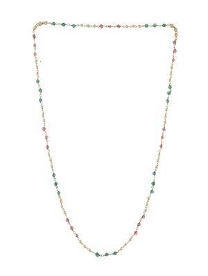 multi colored brass chain necklace - 17425690 - Standard Image - 2