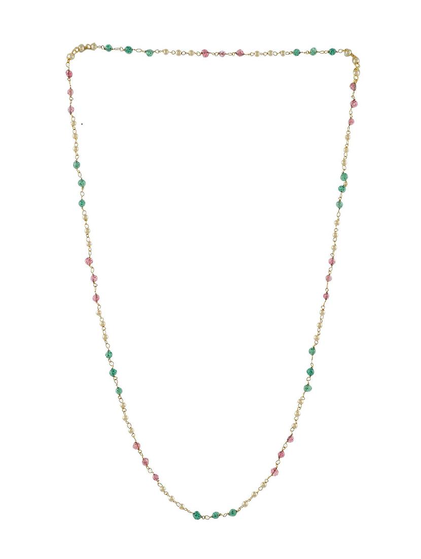 multi colored brass chain necklace - 17425690 - Zoom Image - 2