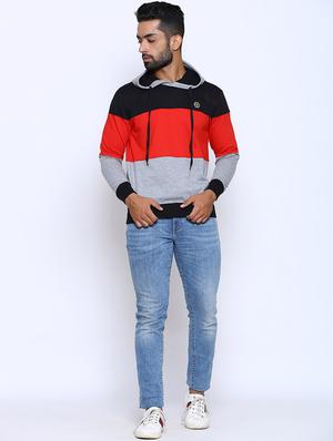 multi color block cut & sew sweatshirt - 17425769 - Standard Image - 4
