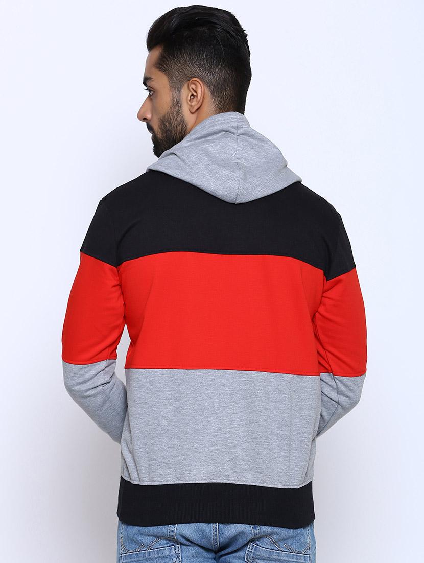 multi color block cut & sew sweatshirt - 17425769 - Zoom Image - 3