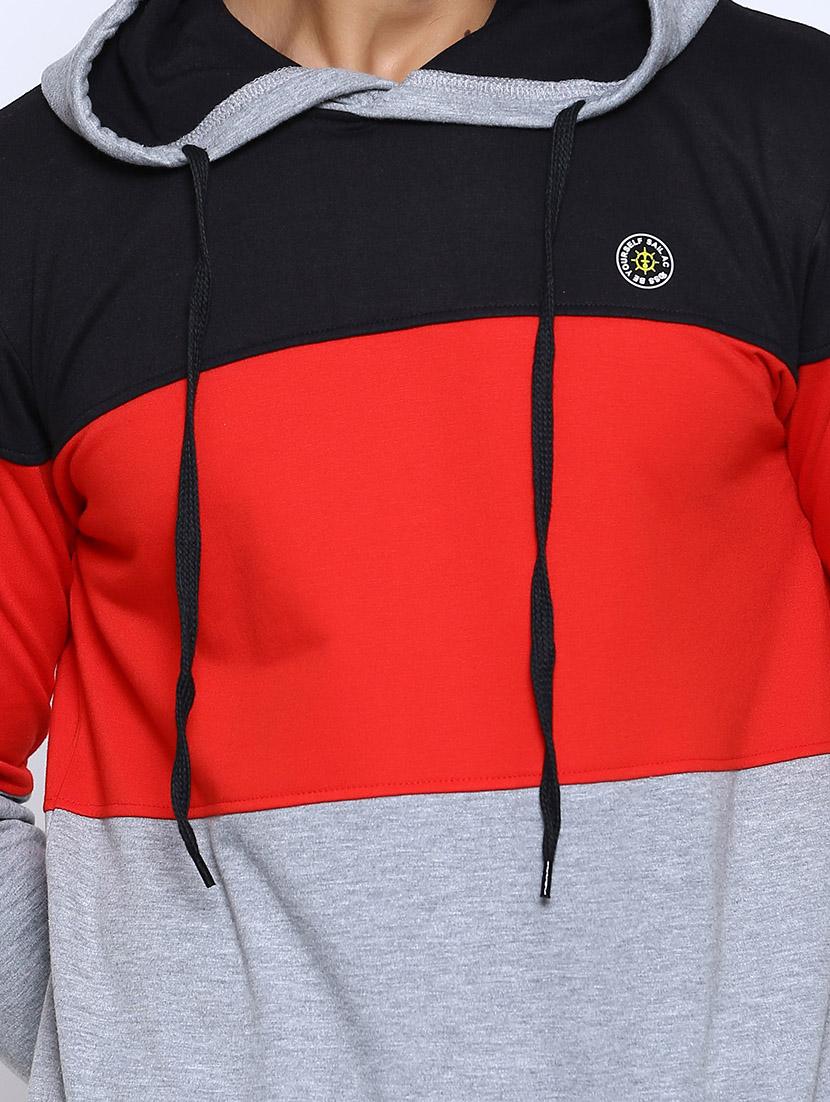 multi color block cut & sew sweatshirt - 17425769 - Zoom Image - 5