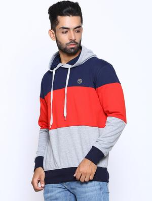 multi color block cut & sew sweatshirt - 17425770 - Standard Image - 2