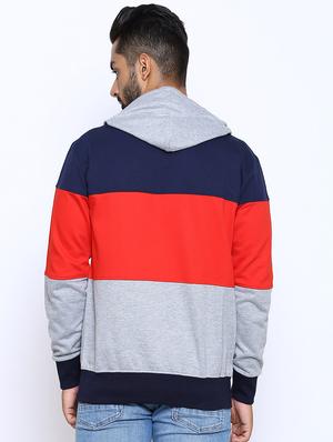 multi color block cut & sew sweatshirt - 17425770 - Standard Image - 3