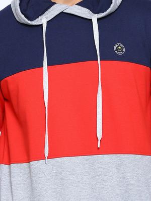 multi color block cut & sew sweatshirt - 17425770 - Standard Image - 5