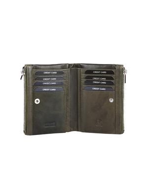 green leather wallet - 17425779 - Standard Image - 3