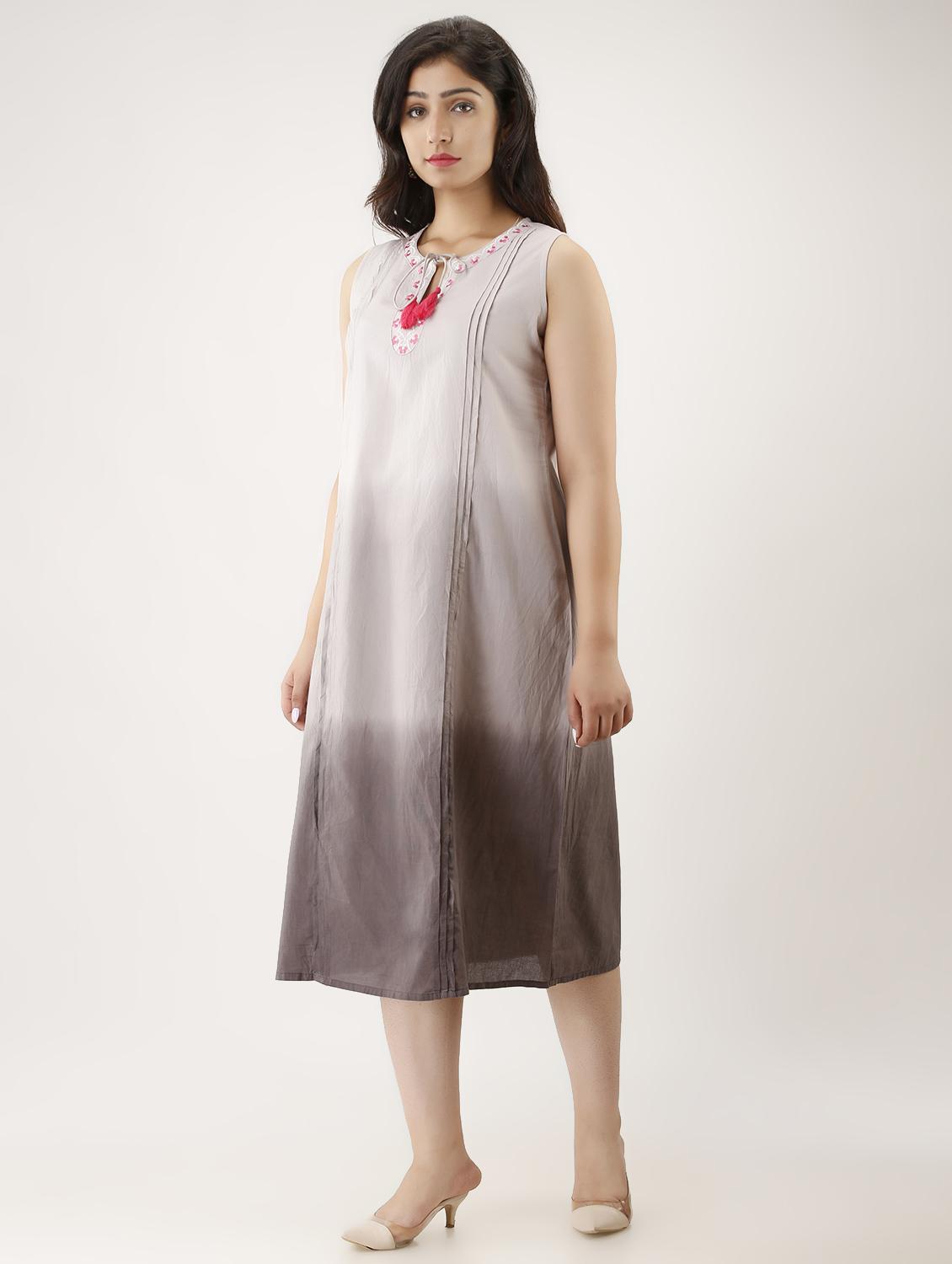ombre a-line kurta - 17425912 - Zoom Image - 2