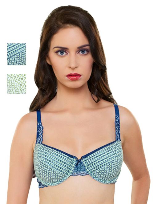 set of 3 lace detail bra - 17425935 - Standard Image - 1