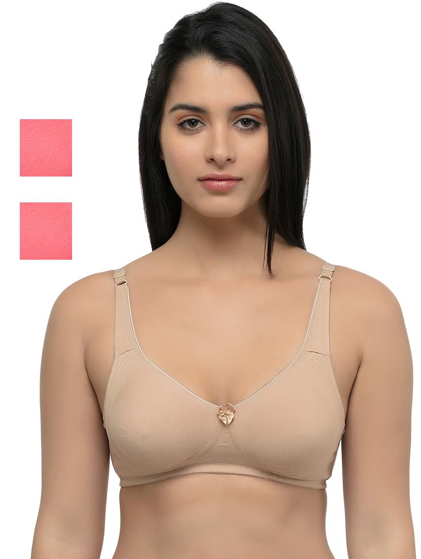 set of 3 bow patch bra - 17425956 - Zoom Image - 1