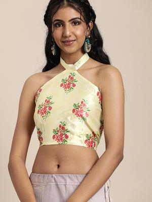 solid embroidered saree with blouse - 17425966 - Standard Image - 3