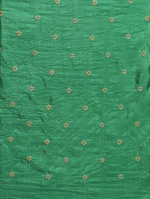 solid embroidered saree with blouse - 17425966 - Standard Image - 4