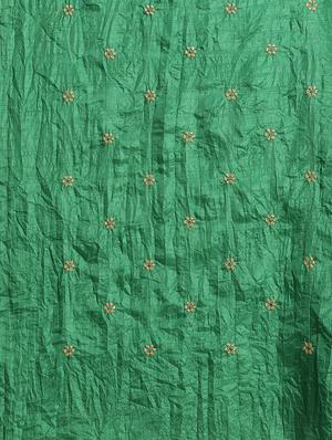 solid embroidered saree with blouse - 17425966 - Standard Image - 5