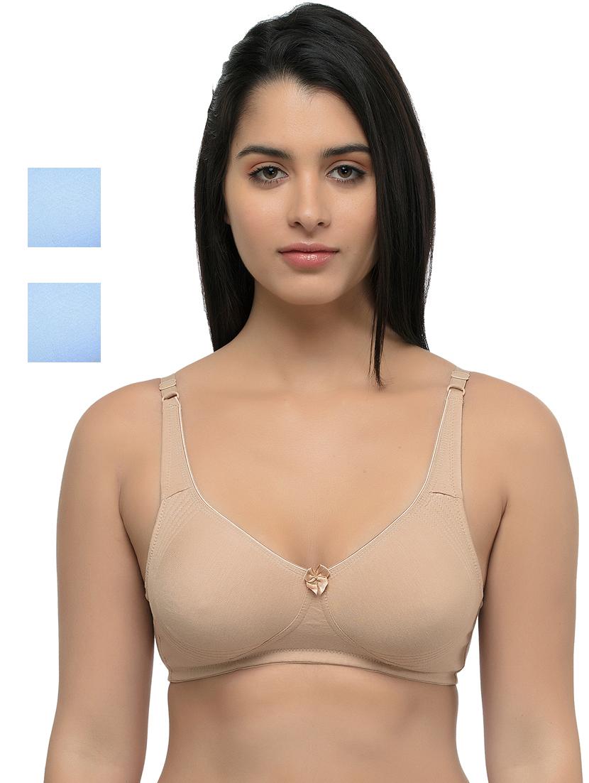 set of 3 bow patch bra - 17426018 - Zoom Image - 1