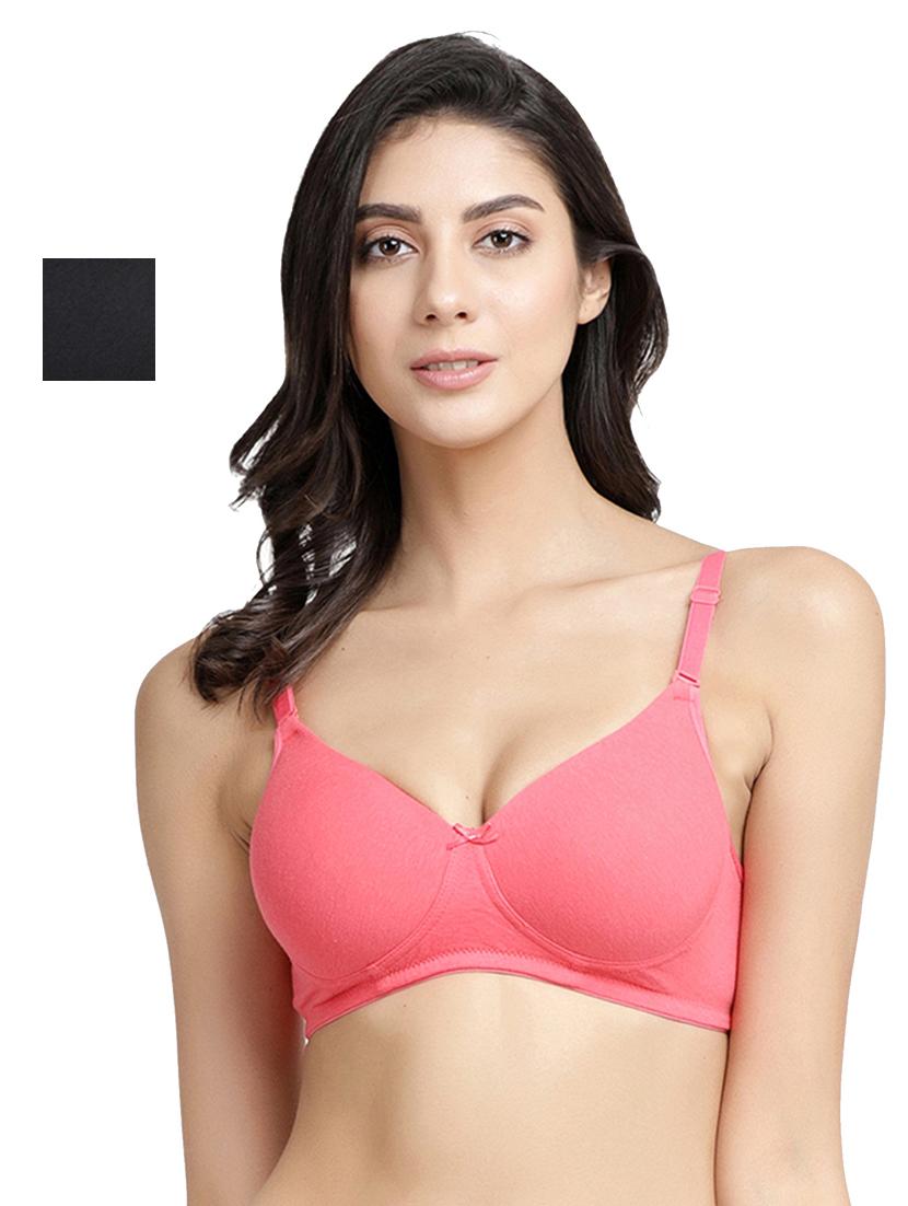 set of 2 bow patch bra - 17426030 - Zoom Image - 1