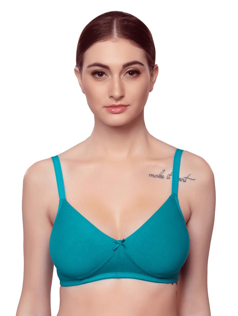 set of 3 bow patch bra - 17426062 - Zoom Image - 2
