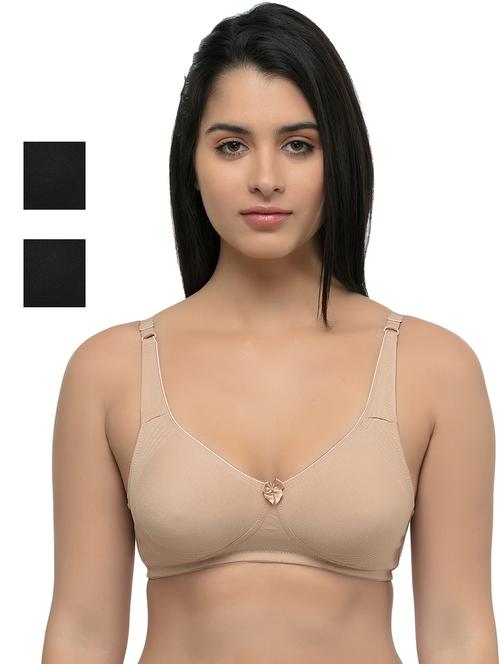 set of 3 solid bra - 17426088 - Standard Image - 1