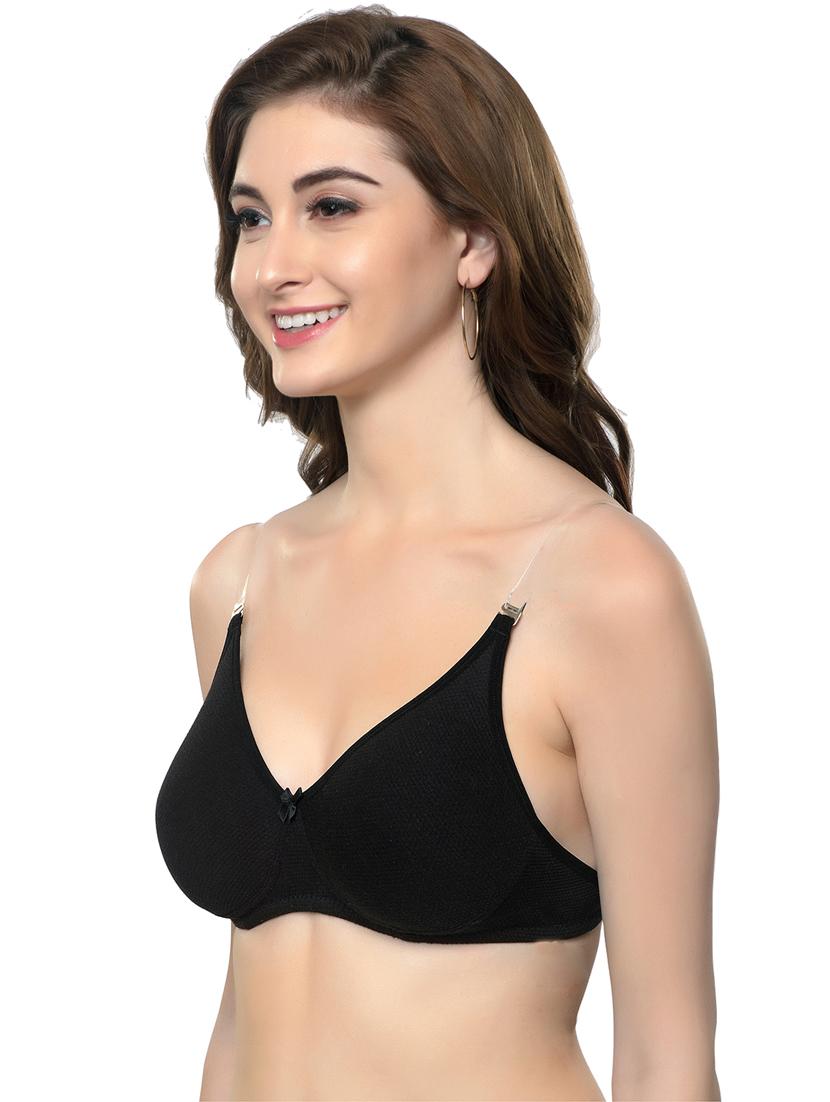 set of 3 solid bra - 17426093 - Zoom Image - 3
