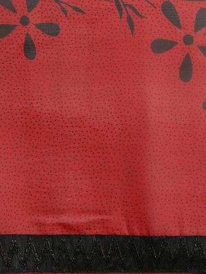 bordered printed saree with blouse - 17426114 - Standard Image - 5