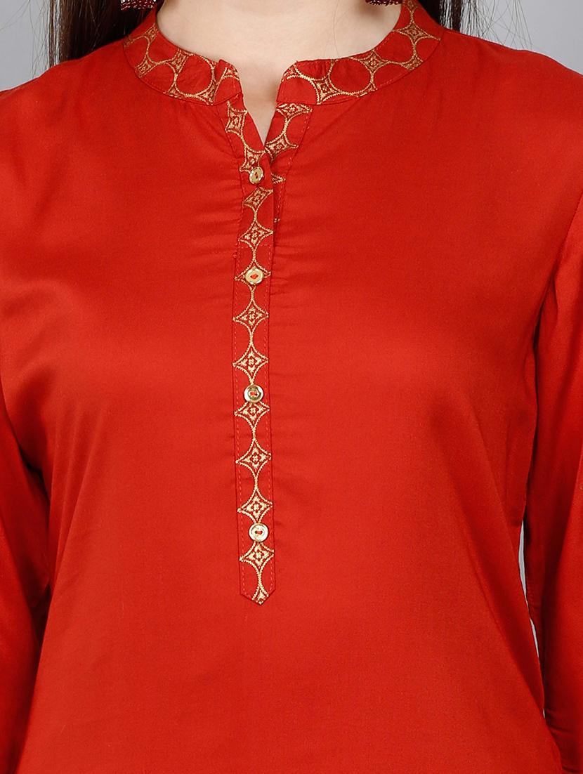 solid kurta palazzo set - 17426479 - Zoom Image - 5