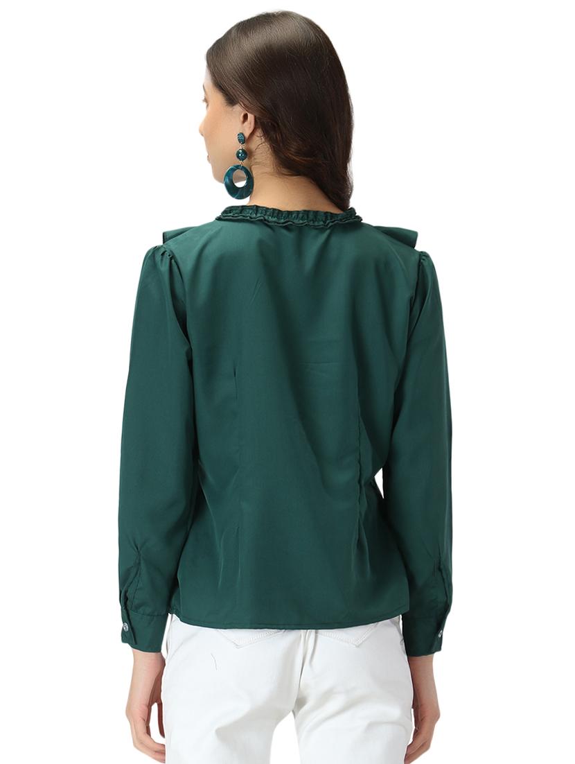ruffle detail solid top - 17426600 - Zoom Image - 3