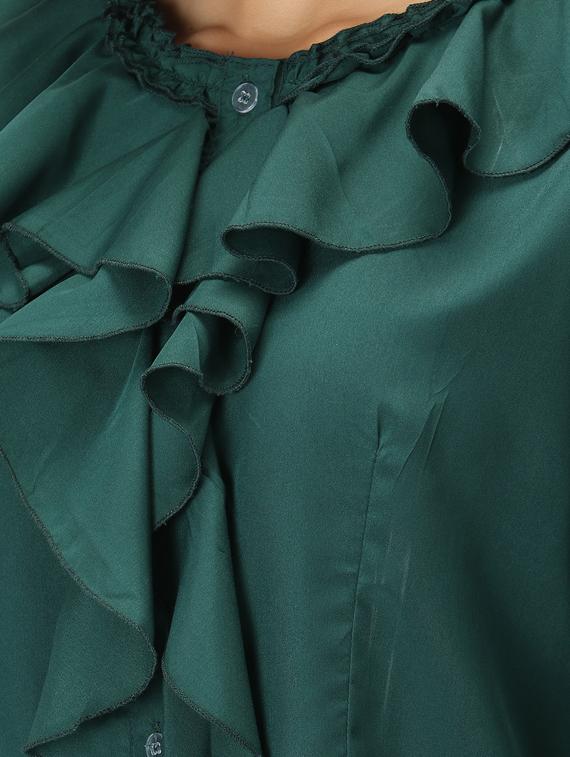 ruffle detail solid top - 17426600 - Zoom Image - 5
