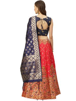 magenta flared lehenga - 17426656 - Standard Image - 2