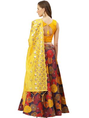 floral flared lehenga - 17426662 - Standard Image - 2