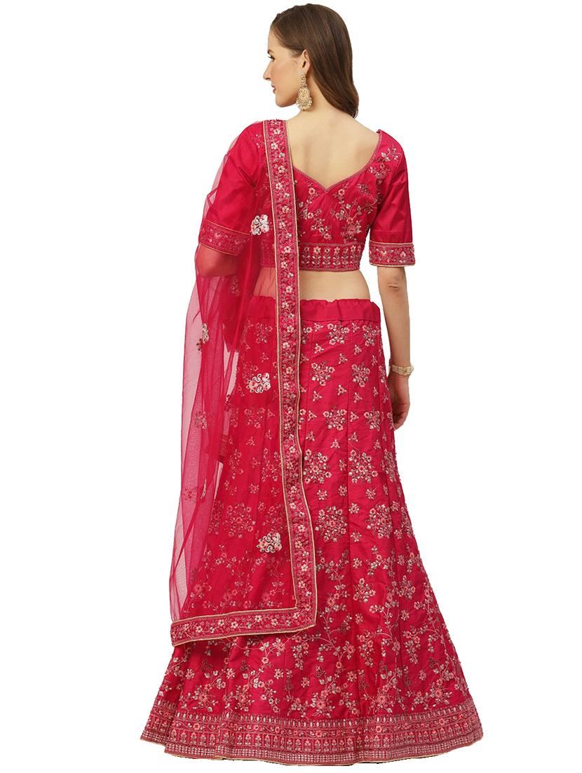 magenta flared lehenga - 17426683 - Zoom Image - 2