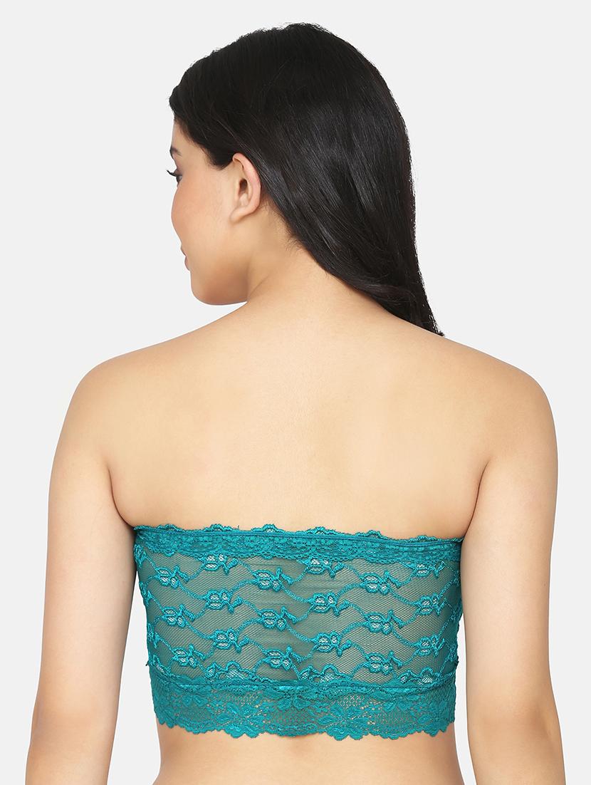 green lace tube bra - 17426694 - Zoom Image - 3