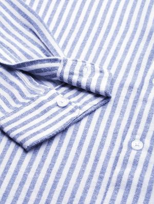 blue striped casual shirt - 17426730 - Standard Image - 5