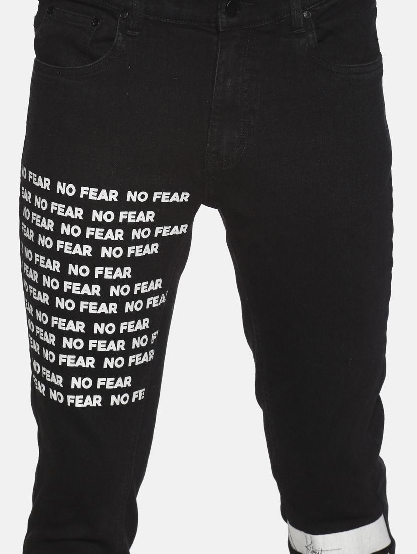 black printed denim jeans - 17426911 - Zoom Image - 5