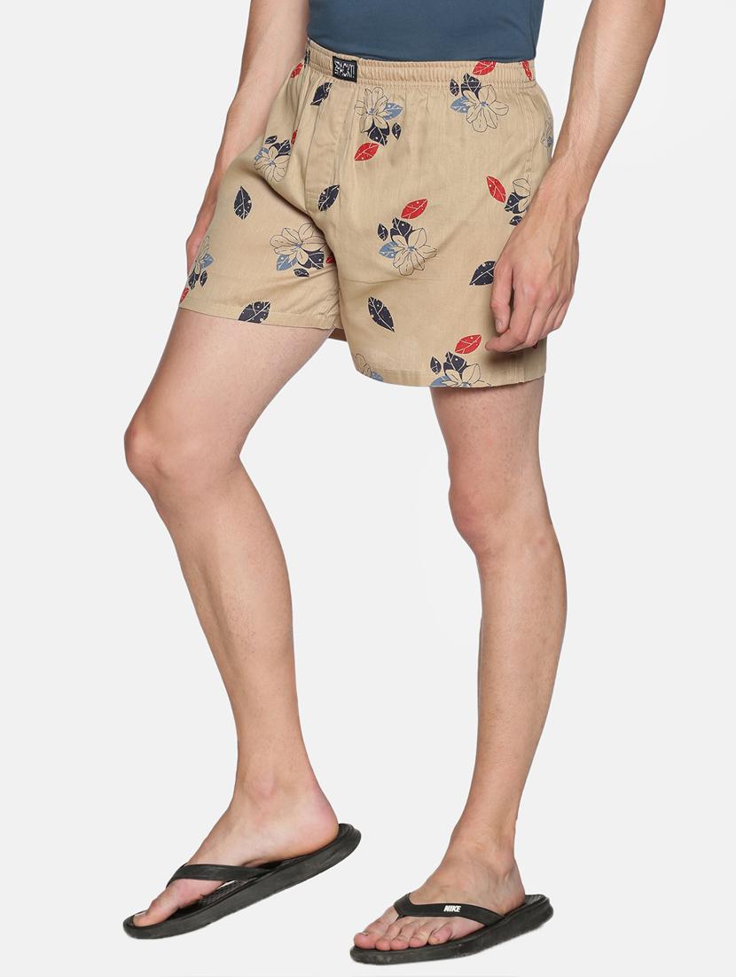 khaki printed boxer - 17426914 - Zoom Image - 2