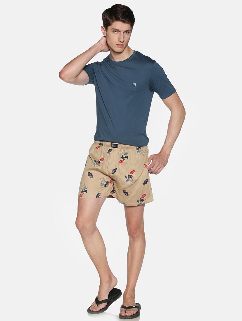 khaki printed boxer - 17426914 - Zoom Image - 4
