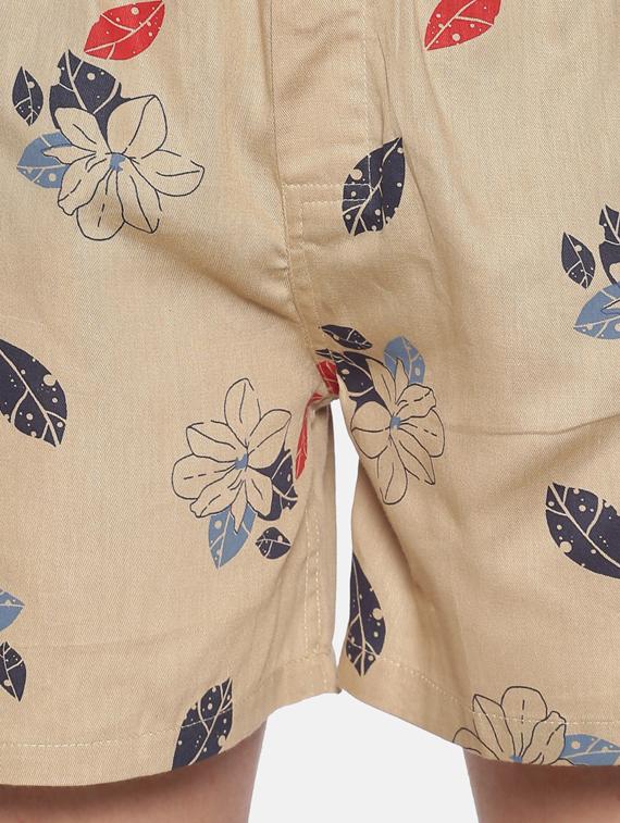 khaki printed boxer - 17426914 - Zoom Image - 5