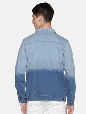blue washed denim jacket - 17426916 - Standard Image - 3