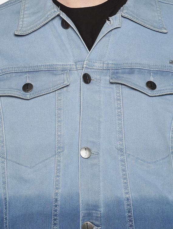 blue washed denim jacket - 17426916 - Zoom Image - 5
