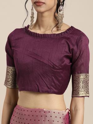 bordered mysore silk saree with blouse - 17427022 - Standard Image - 3