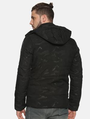 black camouflage quilted jacket - 17427108 - Standard Image - 4