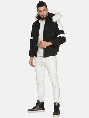 black taped casual jacket - 17427147 - Standard Image - 5