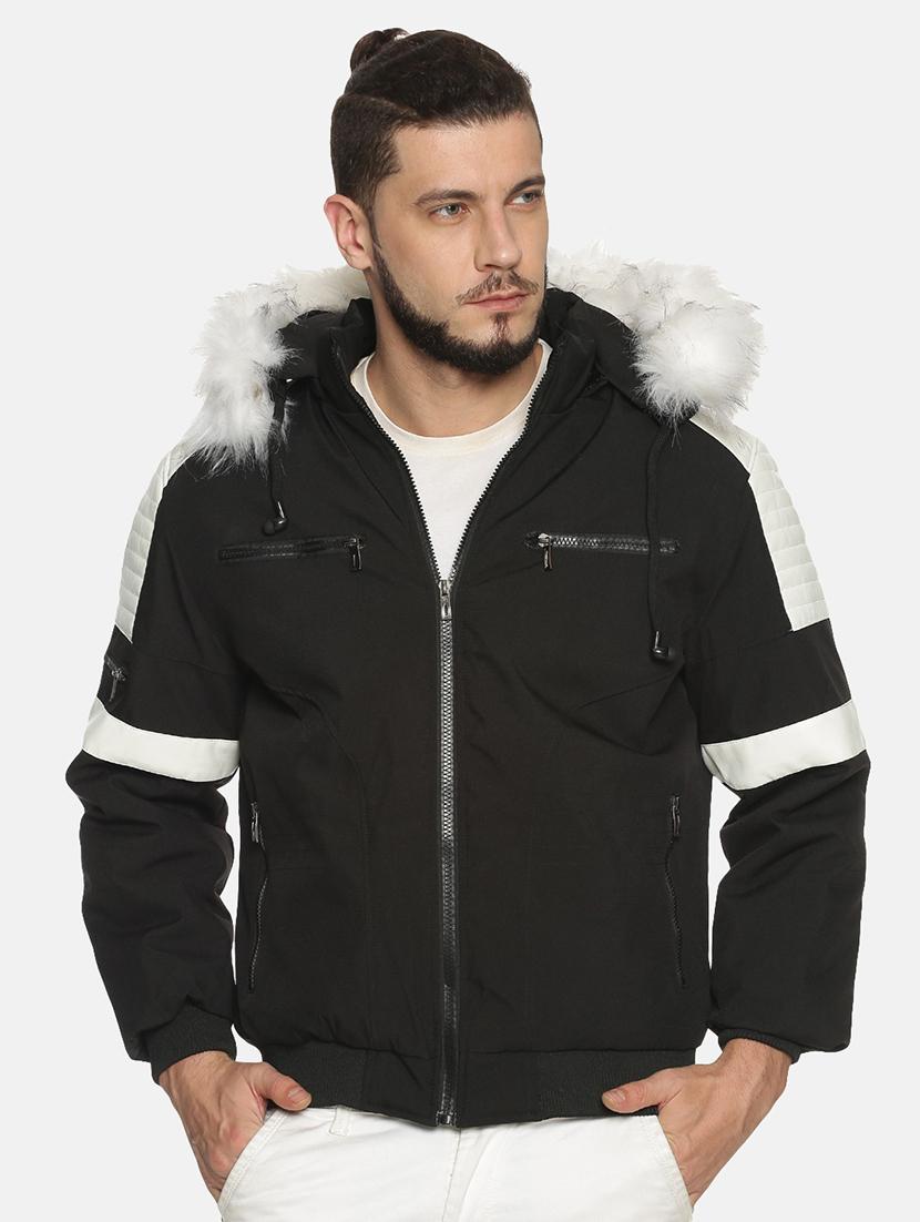 black taped casual jacket - 17427147 - Zoom Image - 1