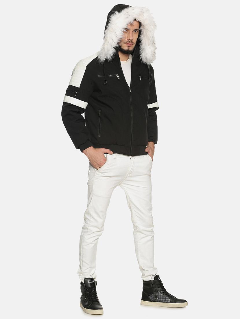 black taped casual jacket - 17427147 - Zoom Image - 4