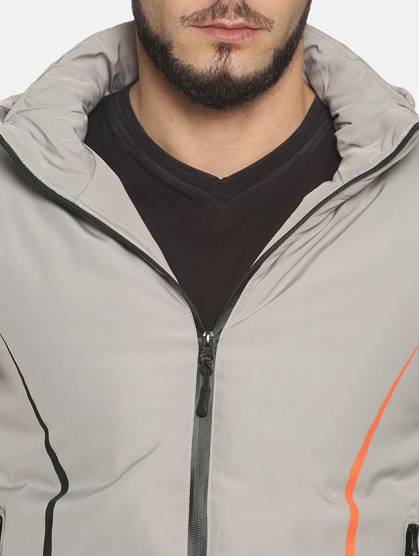 grey taped casual jacket - 17427183 - Zoom Image - 6