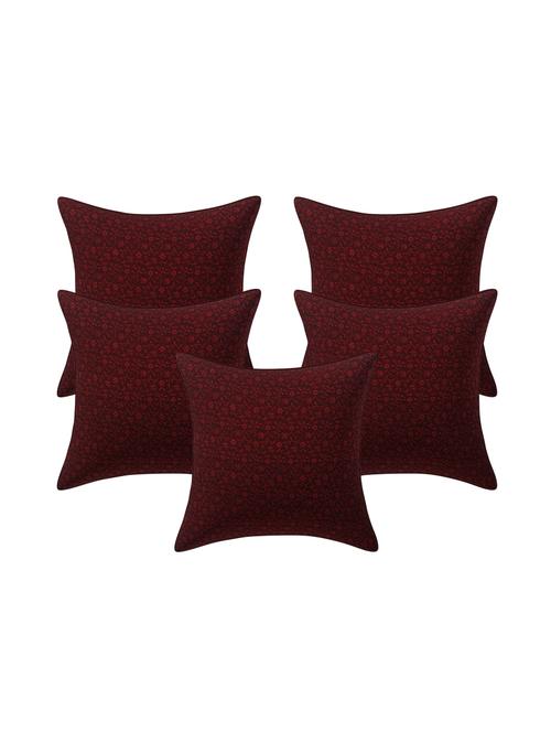 jacquard rayon assorted cushion cover (set of 5) - 17427857 - Standard Image - 1
