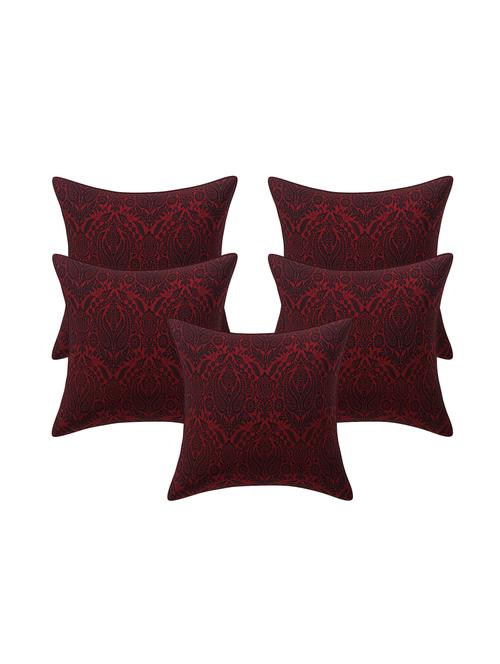 jacquard rayon assorted cushion cover (set of 5) - 17427906 - Standard Image - 1