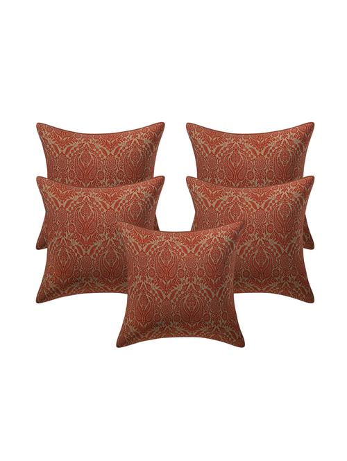 jacquard rayon assorted cushion cover (set of 5) - 17427907 - Standard Image - 1