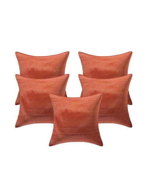 jacquard rayon assorted cushion cover (set of 5) - 17427910 - Standard Image - 1