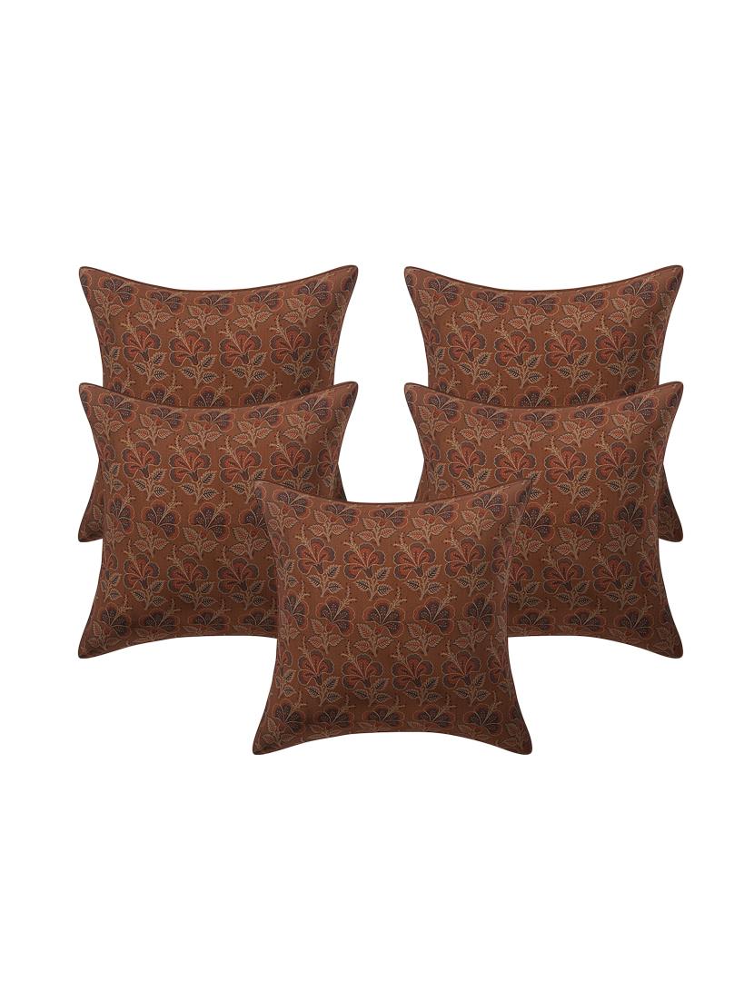 jacquard rayon assorted cushion cover (set of 5) - 17427911 - Zoom Image - 1