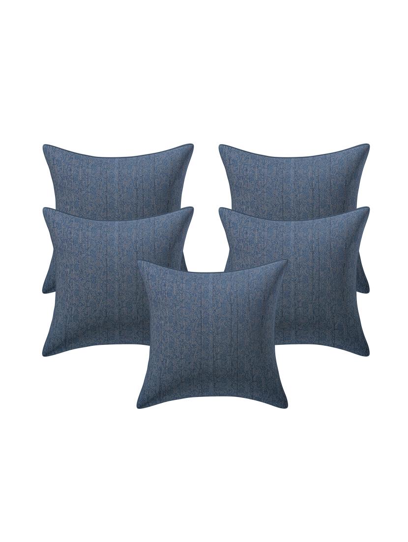 jacquard rayon assorted cushion cover (set of 5) - 17427916 - Zoom Image - 1