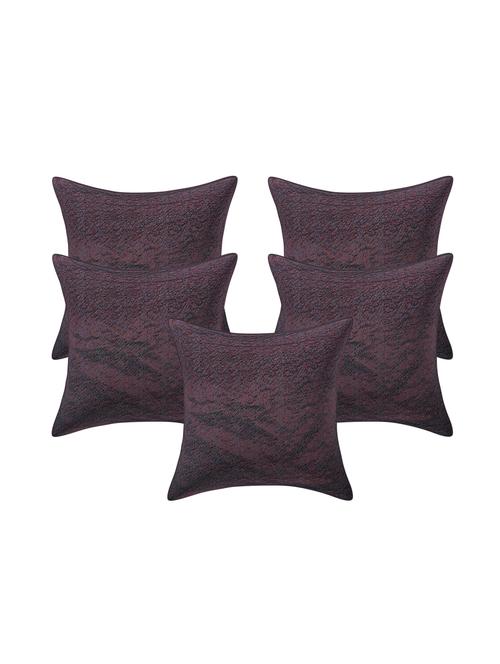 jacquard rayon assorted cushion cover (set of 5) - 17427919 - Standard Image - 1